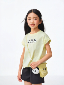 Semir | Áo Thun Không Tay Cho Bé Gái In Hình Gấu Trúc Mới