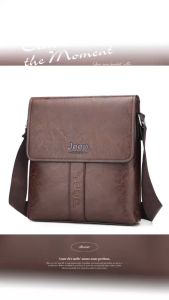 new cross-body bag Business shoulder bag leather texture man bag large capacity