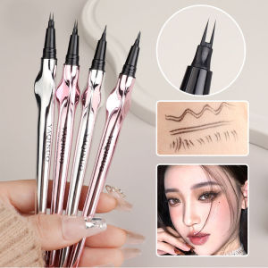 【Charming women】Two Fork 3D Wild Eyebrow Pencil Long Lasting Easy To Grip Eyebrow Tattoo Waterproof  Non-Smudging Eyebrow Pencil Pen Korean Makeup