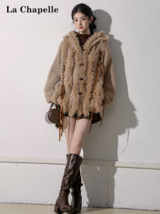 La Chapelle | Hooded Design Sense Knitted Cardigan