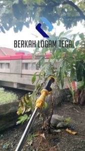 Nozzle plastik kepala 2 lubang / titik / mata sprayer elektrik