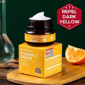 Vibrant Glamour Vitamin C Cream I Whitening Face Cream I Anti Aging I Anti Wrinkles I Brightening Fade Dark Spot Collagen Moisturizer I Repair Skin 30 g