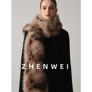 Thickened American Lazy Style Womens Scarf Fashionable Fur Simulation Long And Warm Plush Winter Neck Warmer Scarf for Ladies