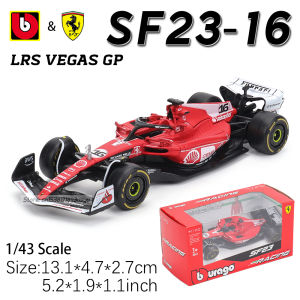 Bburago 1:43 Ferrari F1 2023 SF23 16# Charles Leclerc  alloy car model toy series collection gift
