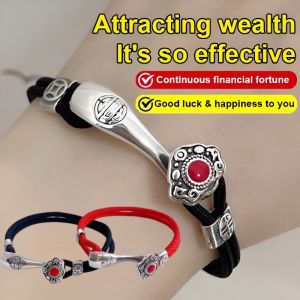 【Everything Goes Well】Auspicious Cloud Auspicious Bracelet Adjustable Lucky Bracelet Retro Hand-Woven Bracelet 复古手工编织手链