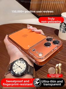 OUXUAN | Ice-cooling Heat Dissipation Transparent Shockproof Silicone Phone Case