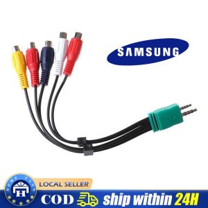 【Local Delivery】 1pc Video AV Component Audio Adapter Cable for Samsung LED TV BN39-01154W BN3901154W 20cm 306A-Sumsung-TV-AV-Cable