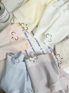 3 Pack Ice Silk Womens Underwear Breathable Hollow out Design mid Waist Antibacterial Thin Triangle Pants Summer Collection