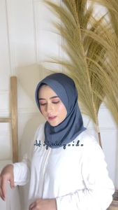 Hilbab Sport S/M/L Kerudung Instan Sporty Jersey Spandek Premium Olahraga Volly High Quality