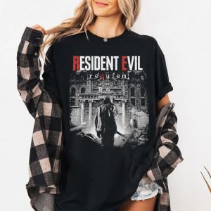 hot toys | Resident Evil Requiem Shirt Leon S Kennedy Tee Grace Ashcroft Victor Gideon Graphic Short Sleeve Women Men for Spring Summer