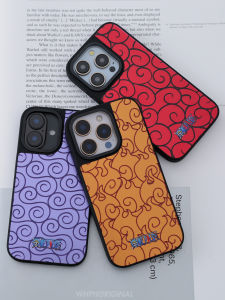 Creative Anime One Piece Devil Fruit 16 Magnetic Phone Case Anti-Slip Protection Cover for 15Promax Hard Shell Cartoon Style