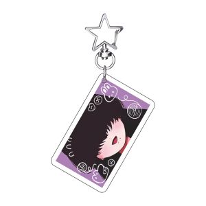 Bandai | for Popular Anime The 100 Girlfriends Who Really Love You Peripheral Kara Acrylic Keychain Q Version Backpack Accessories Gift