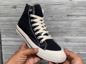 sepatu SNEAKERS Ventela BASIC HIGH TINGGI Black Natural Sepatu SEKOLAH HITAM