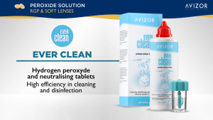 Avizor Ever Clean One-Step Peroxide For use with all contact lens materials including Ortho K