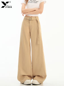 Quần Jeans Denim Ống Rộng Cạp Cao Kiểu Dáng Rộng Thời Trang Mùa Hè 2025 Quần Thường Ngày Dáng Rộng Kiểu Dáng Rộng Màu Kaki