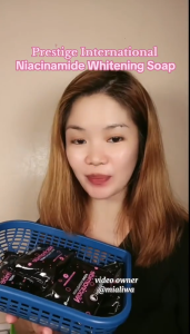 【BUY 1 TAKE 1】PRESTIGE NIACINAMIDE WHITENING SOAP ACNE&OILY SKINDRY SKINDARK SPOT 75g
