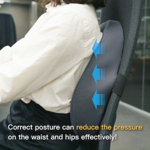 (AIKAA Store) Back Seat Cushion (lumbar support cushion)