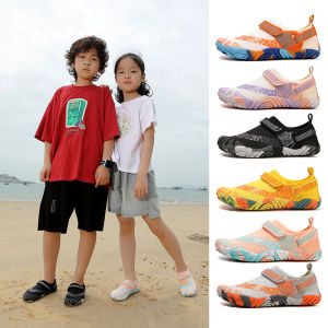 RUGGA 2025รองเท้าว่ายน้ำโต้คลื่นชายหาดลุยน้ำสำหรับเด็กใช้ได้ทั้งชายและหญิงรองเท้ายางสำหรับเด็กหญิงเด็กชายป้องกันการลื่นแห้งเร็วเท้าเปล่ากลางแจ้งขี่จักรยานรองท้าลุยโคลนว่ายน้ำชายทะเลสำหรับ6-7 8 9 10 11 12 13 14 15 16ถึง17ปีเด็กวัยรุ่นชายหญิง