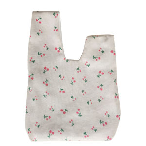 กระเป๋าผ้าใบแบบถือได้สไตล์ญี่ปุ่น กระเป๋าใส่โทรศัพท์มือถือ กระเป๋าใส่เหรียญ กระเป๋าสะพายไหล่แบบเปิดโล่ง สไตล์ญี่ปุ่นและเกาหลีใต้ กระเป๋าผ้าใบสี่เหลี่ยมเล็ก