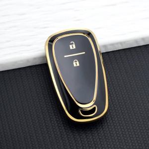 2/3 Buttons TPU Car Key Case for Chevrolet Malibu Blazer Traverse Seeker Onix Equino Trax Orlando Cruze Spark Sonic Key Chains