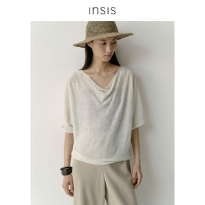 INSIS FEMME | Casual Flax Linen Loose Short Sleeve Top