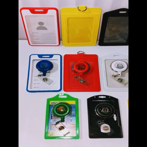 Gantungan Yoyo Id Card Putar Stainless Kejaksaan Negeri + Tempat/Holder Id Card