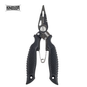 Kingdom 62g Fishing Pliers Hook Remover Multifunctional Plier Steel Knot Scissors Line Cutter Fishing Accessories Equipment