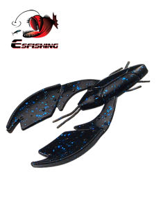 Shrimp Shaped Soft Bait 7.5cm 5.4g 6 Pieces Fishing Lure for Bass And Perch Blackfish Lure for Ocean Boat Lake Pond River