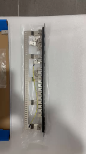 SG stock Cat6 RJ45 RJ Patch Panel UTP 1 U 24 Port Black for server rack network cabinet