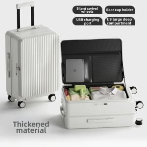 KUBIXIONG | Silent Fold-Open Large Capacity Female Travel Cabin Luggage