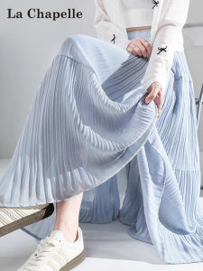 La Chapelle | Chân Váy Chiffon Pháp Cao Waisted Giảm Cân