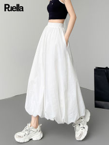 puella | Chân Váy Hoa Bụi Phong Cách Thể Thao Mùa Hè Cao Waist Loose Fit Giảm Béo