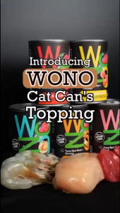 Wono (24Tin x 400g) Grain Free True Meat All Life Stages & Breeds Cat Can Food Cat Wet Food Makanan Kucing Basah猫罐猫咪湿粮