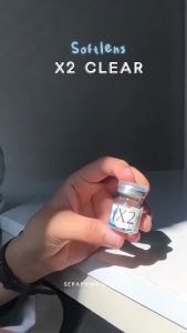 Softlens Minus Bening X2 CLEAR (-0.50 sd -20.00) Dia.14mm SATUAN (1 PCS) Pemakaian 1 Tahun