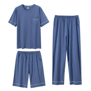 Bộ đồ ngủ MiiOW cho nam làm bằng cotton nguyên chất thoải mái thoáng khí