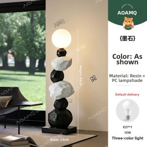 AOMAO | Dopamine Colorful Stone Stack Ambient Floor Lamp