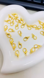 ห่วง ก้ามปู 8*16mm เงิน ทอง โรเดียม DIY สำหรับ ของตกแต่งชิ้นงาน เครื่องประดับ ทำพวงกุญแจ อุปกรณ์งานฝีมือ