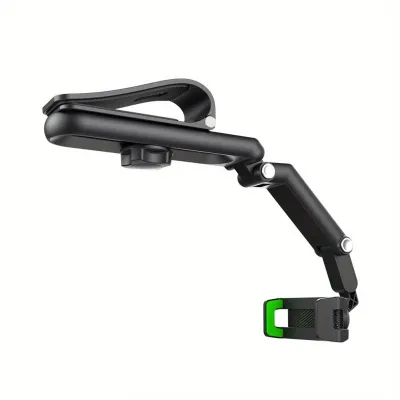 Car Phone Holder - 1080 Multifunction Sun Visor Universal 360 Rotating Cell Phone Mobile Mount for Vehicle Rear View Mirror