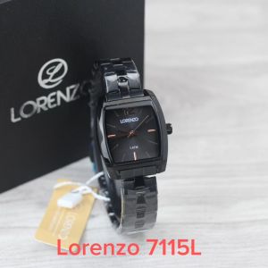 Jam tangan wanita Lorenzo 7115 original analog rantai stainless