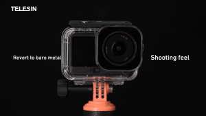 TELESIN S4-WTP-12 Waterproof Housing 45m Protector Case DJI Osmo Action Diving Waterproof Case For DJI Action 6
