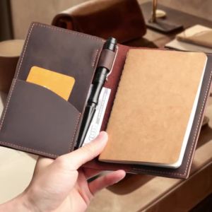 Bìa Sổ Da Dành Cho Sổ Ghi Chép 3.5 X 5.5 - Bìa Bảo Vệ Bền Chắc (Chỉ Bìa Da)