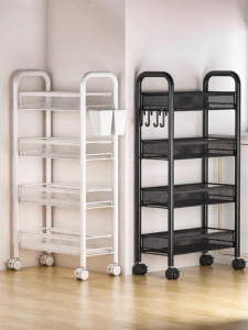 WUBUWEI | Movable Multi-level Storage Shelf on Wheels