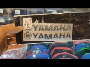 สติ๊กเกอร์โลโก้ตัวหนังสือ YAMAHA *พร้อมส่ง สินค้าในประเทศ ได้รับสินค้าแน่นอน 1-3 วัน