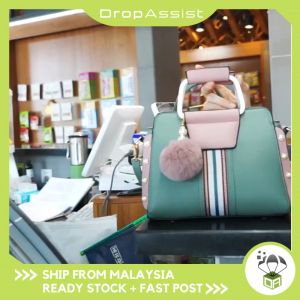 DROPASSIST 1934 READY STOCK Women High Quality Sling Crossbody Shoulder Handbag Bag Wanita Perempuan PU Beg Sandang Tangan