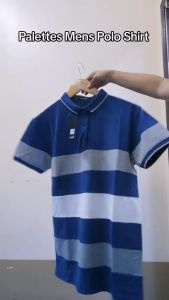 PALETTES Polo Shirt for Man tees t shirt shirts tops 3 Colors Trendy Stand Collar 7910