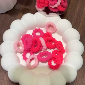 Set Karet Rambut Donat Kecil Anak Dengan Tabung Bahan Elastis / Kunciran Elastis Karet Kencang / Karet Ponytail Anak