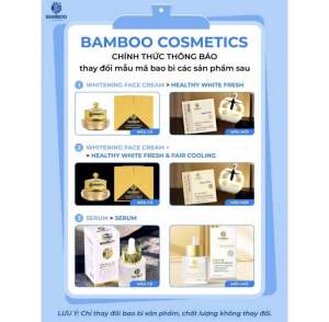 Comboo Kem Face LụaVà Serum B5 30ml Bamboo (Chính Hãng )