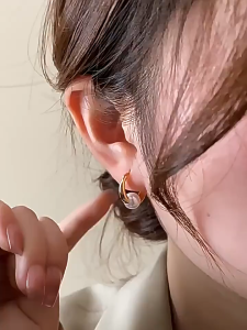 18K Saudi Gold Earrings Nasasangla Pawnable 100% Original Freshwater South Sea Pearl Hoop for Women Gift Hypoallergenic Non Tarnish – Philippines Hot Sale