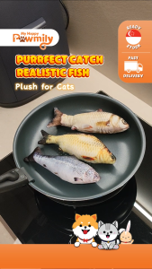 Purrfect Catch – Realistic Fish Plush for Cats