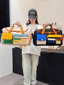 FUSHIXIONG | Dopamine-inspired Colored Spacious Travel Bag